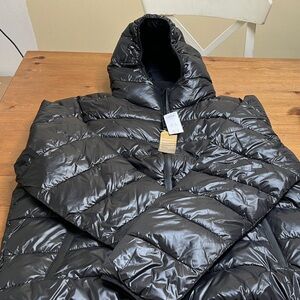 Abercrombie & Fitch Black Puffer Jacket